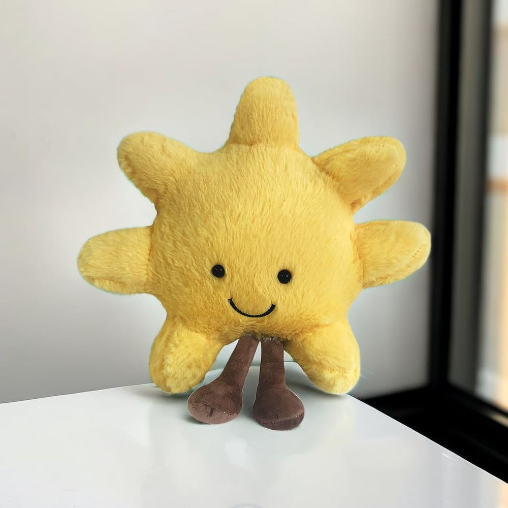 FJQZHA Moon Sun Plush Toy gift-ready for birthdays or holidays