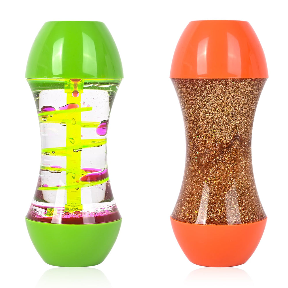 FKYTION Liquid Motion Bubbler two-pack on desk for calm focus