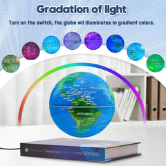 Flagest book-base globe display adds elegant charm to shelves.