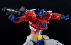 Flame Toys Optimus Prime ABS and PS hard plastic build.