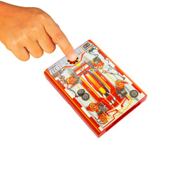 FLAT 2 FAST Original Speed Card Racer on surface demonstrates portable racing fun.