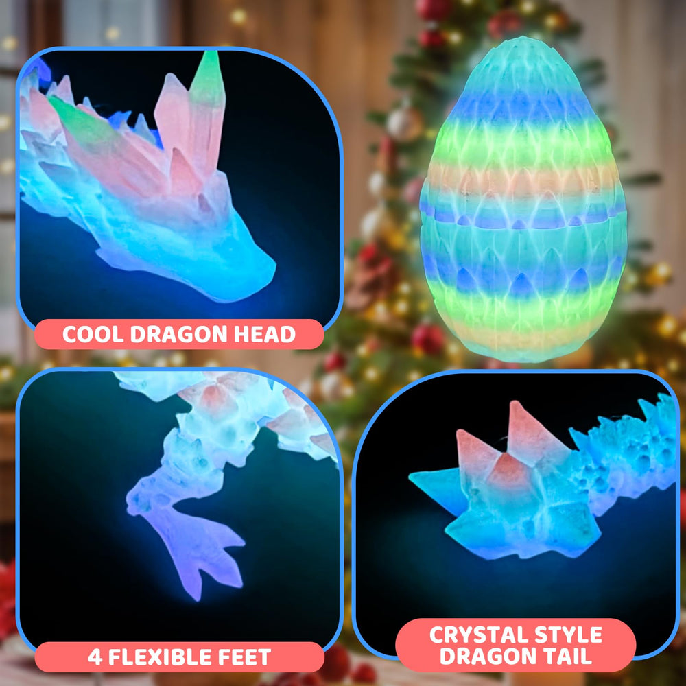 Flavery dragon egg collectible display ideal for shelves and glass cabinets.