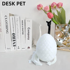 Flavery glow-dark dragon toy, vivid radiance for shelves and desks