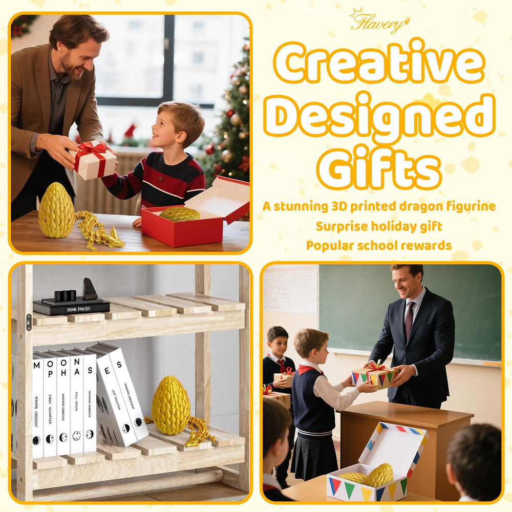 Flavery non-toxic PLA material ensures safe display for families