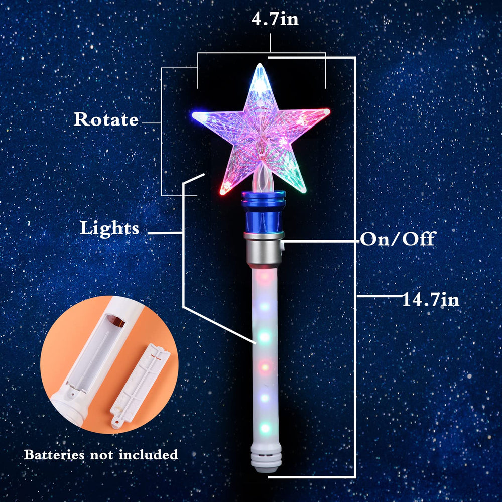 Fleeting Time rotating LED wand lights up room for festive moments