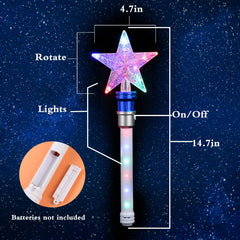 Fleeting Time rotating LED wand lights up room for festive moments