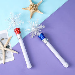 Fleeting Time Snowflake Wand's clear snow core enhances visual appeal during play.
