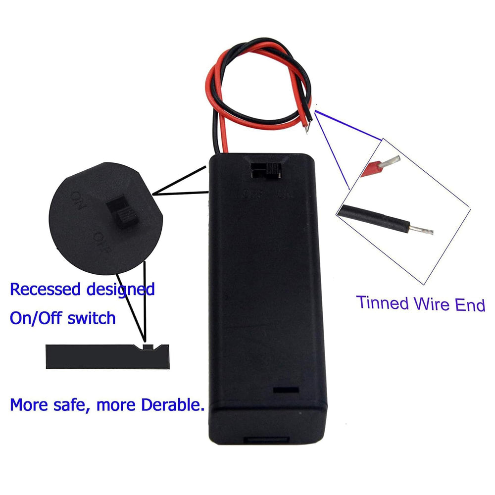 Flever PP material battery box offers shockproof protection for mini electronics