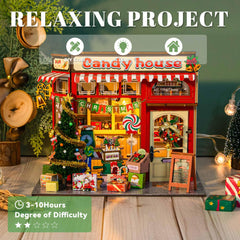 Flever completed dollhouse serves as a charming decor piece