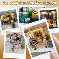 Flever DIY miniature house kit family fun promotes bonding through hands-on crafting