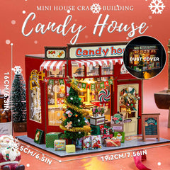 Flever DIY Miniature House Kit piece layout shows organized components for easy assembly