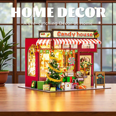Flever miniature house kit displayed to elevate room charm