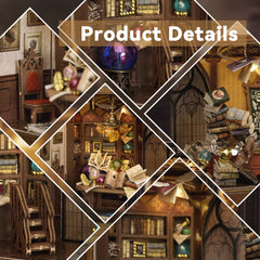 Flever dollhouse decorations with fabric and paper for authentic ambiance.