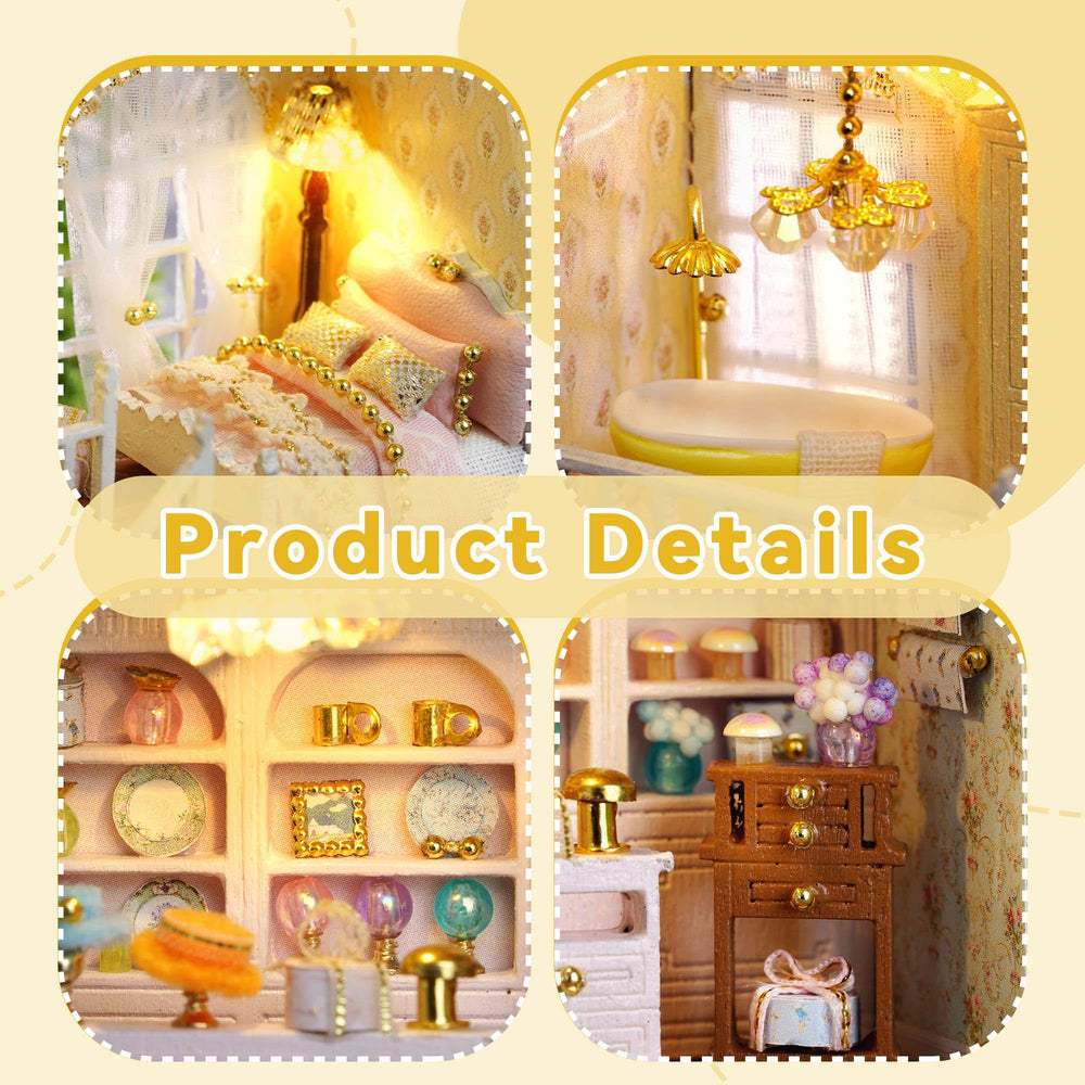 Flever fabrics and decorations add authentic textures to the scene