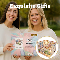 Flever dollhouse gift setup ready for gifting