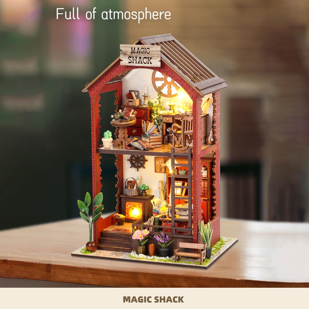 Flever dollhouse kit assembly in progress inspires confidence during build.