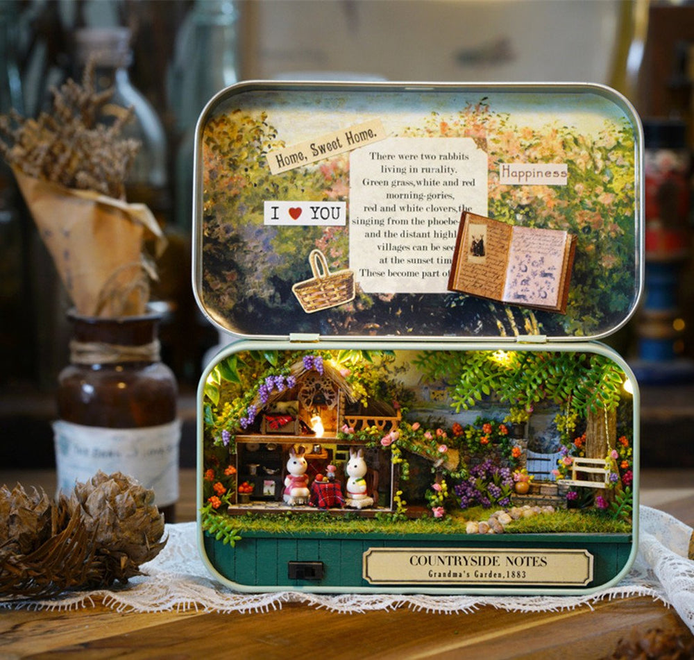 Flever completed display on shelf brings cozy charm to any room