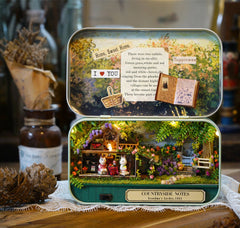 Flever completed display on shelf brings cozy charm to any room