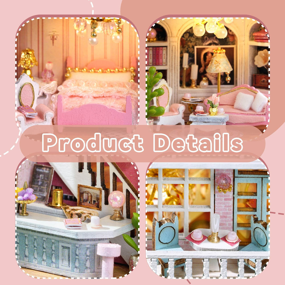 Decor fabrics and printed papers from the Flever kit add charming details.