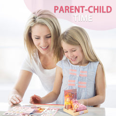 Flever assembled size image reflects a charming, ready-to-display scene.