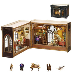 Flever dollhouse house structure detail for meticulous model building.