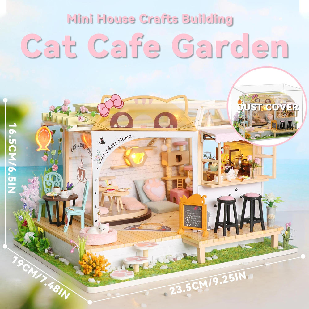 Flever dollhouse kit furniture set ready to arrange in tiny rooms.