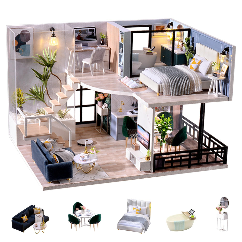 Flever wooden DIY House Kit house structure for a calm, focused build.