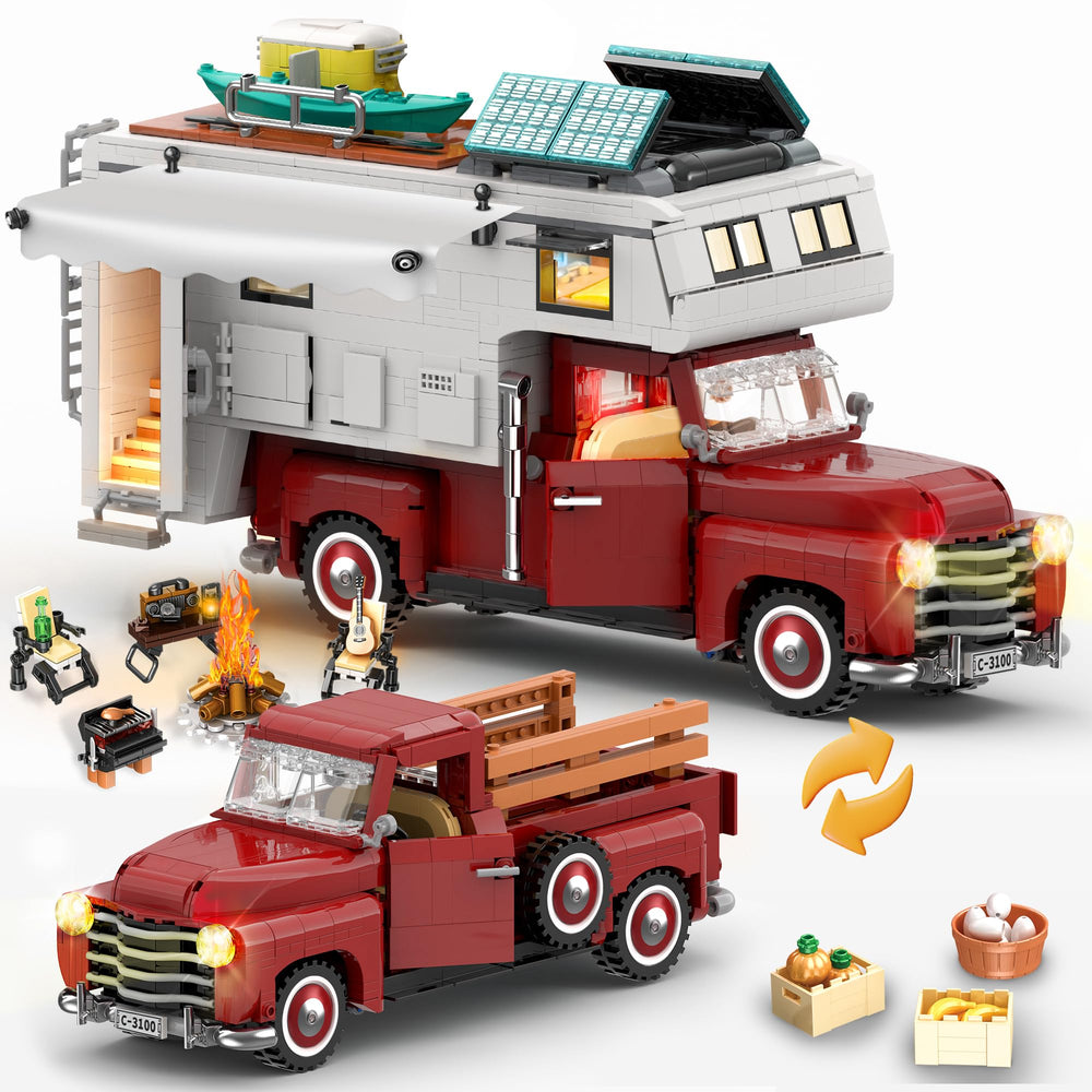 FliCineCrt camper van front view for display and imagination