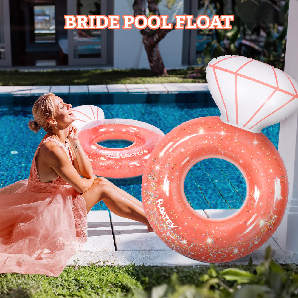 Floatey bachelorette-ready pool float enhances summer photos and videos