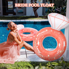 Floatey bachelorette-ready pool float enhances summer photos and videos