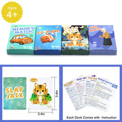 Floatlive Ocean deck back featuring friendly art for family-friendly memory games.