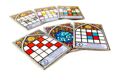 Floodgate Games Sagrada: Passion Expansion components offer flexible setup for varied party sizes.
