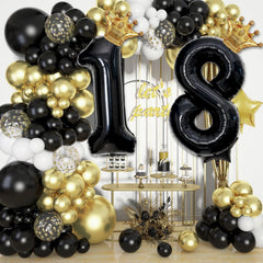 Florisland crown and number balloon set creates playful focal points for celebrations.