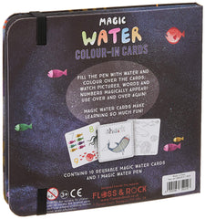 Floss & Rock Pets Water Pen Dinosaur shows color reveal on cards.