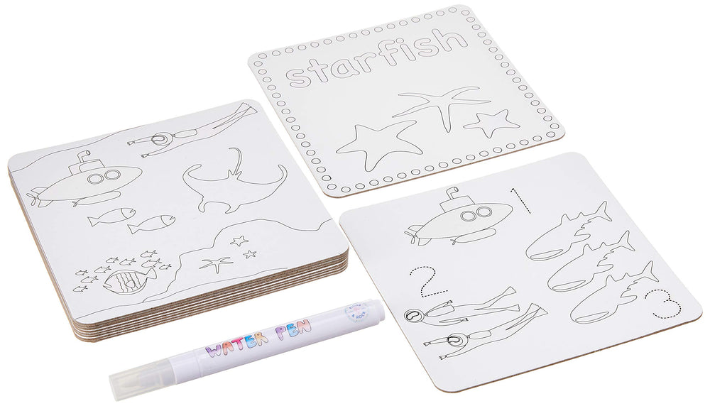 Floss & Rock Pets Water Pen Dinosaur carry case with cards.