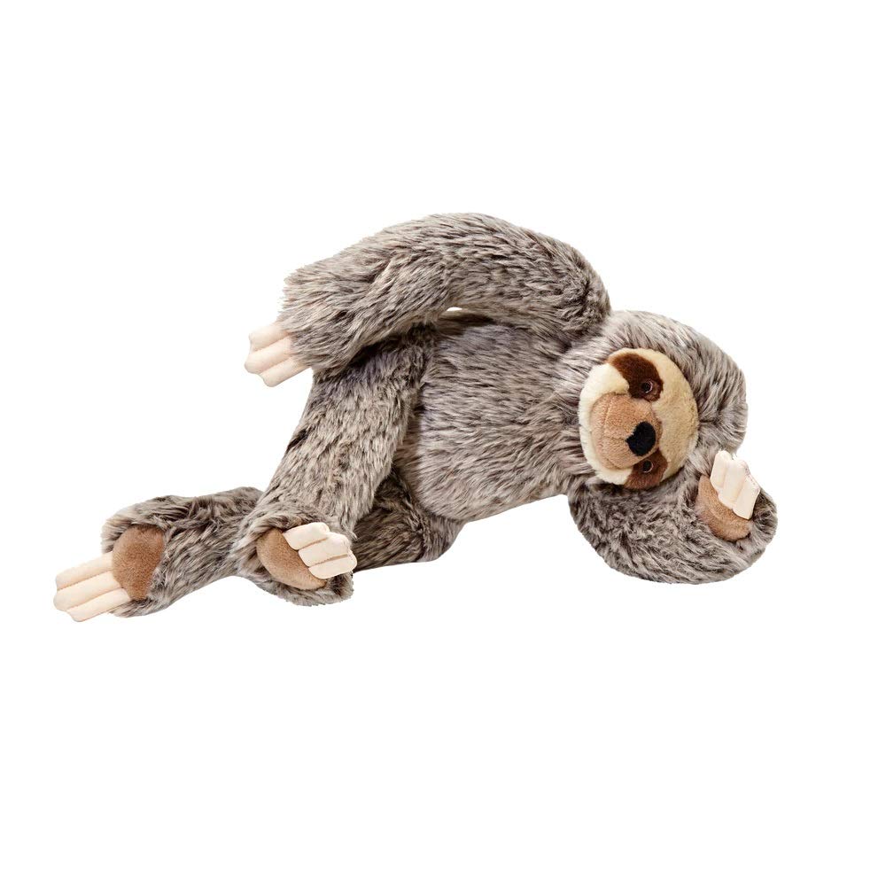 Fluff & Tuff Tico Sloth Toy with long arms, ideal for interactive play.