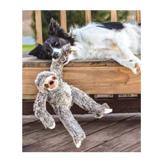 Fluff & Tuff Tico Sloth Toy for cozy after-play snooze and cuddling.