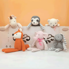 FLUFFYFUN sloth plush packaging in recyclable box highlights eco-friendly gift option