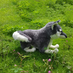 FLUFFYFUN Machine washable plush simplifies cleaning after adventures.