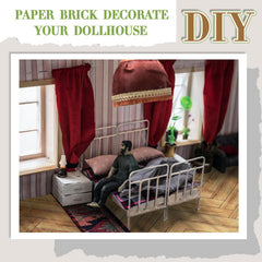 Flutesan dollhouse flooring is adjustable and trim-friendly for precise fits.