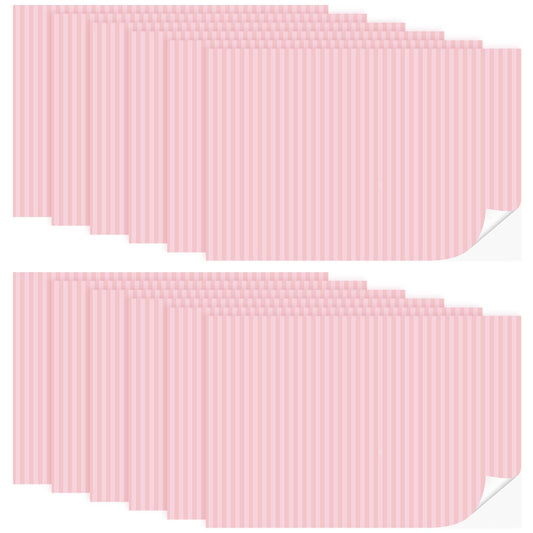 Flutesan dollhouse wallpaper pink stripesβ12 sheets for large, easy-to-update designs.