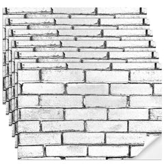 Flutesan retro white dollhouse wallpaper sheet for vintage decor and realism