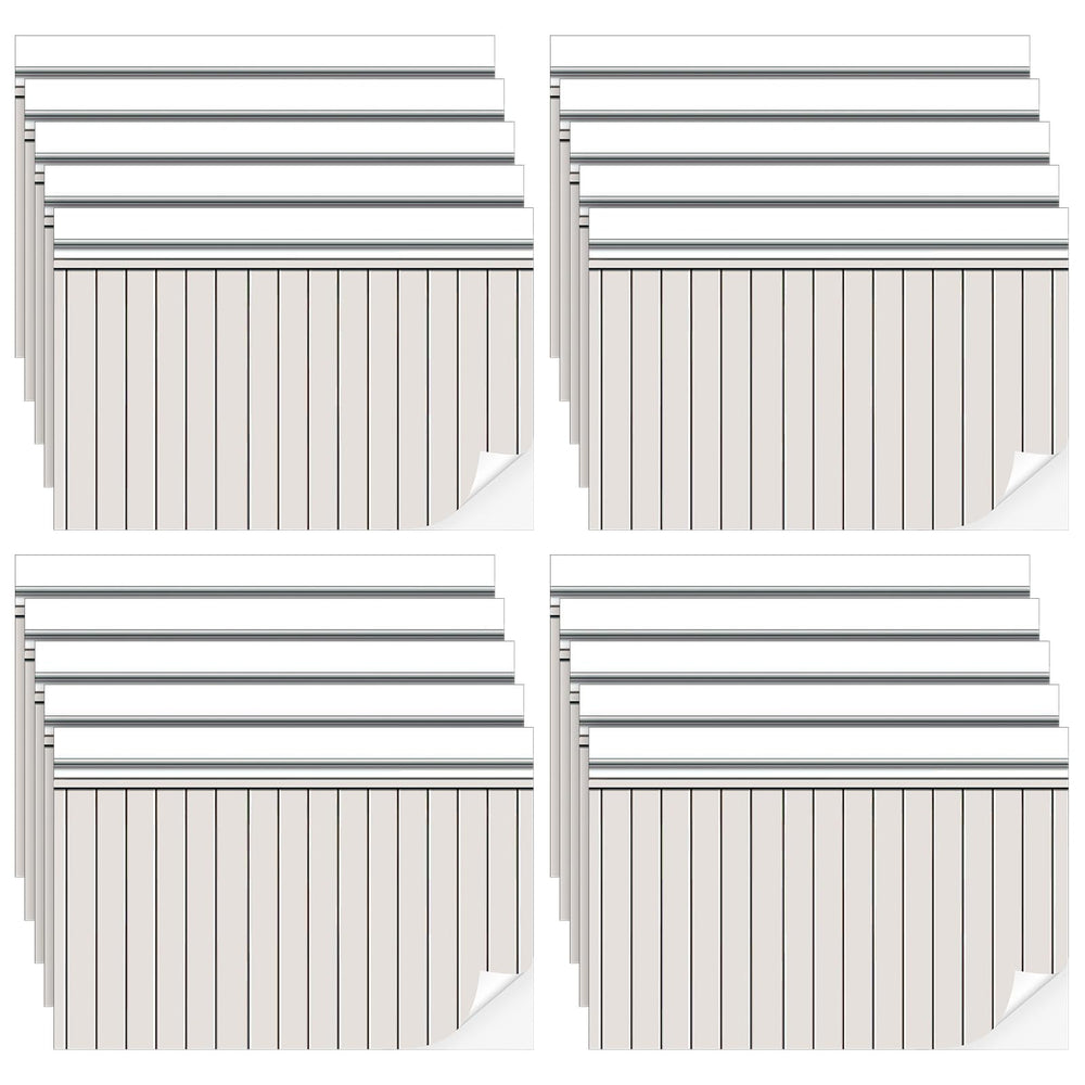 Flutesan wood paneled wall sheet adds realistic texture for dollhouse decor.