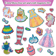 FLUXOJOY magnet tray and magnets provide durable play with mess-free craft sessions.