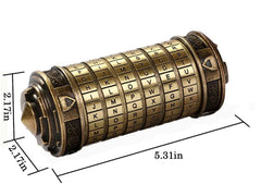 FLYALIGOGO Cryptex code wheels in motion enable customizable password surprises.