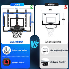 FlyBakiz adjustable-height hoop suitable for all ages.