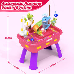 Flybakiz four-in-one water toy blends kitchen tasks, fishing, and water-table fun