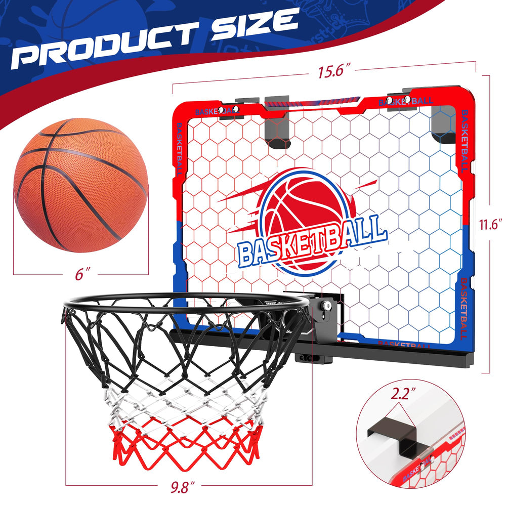 FlyBakiz side-mount hoop at toddler height for first swishes.