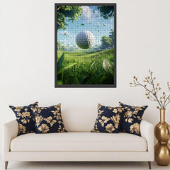 Flying Golf Ball Puzzle table assembly—calming activity that boosts focus and dexterity.