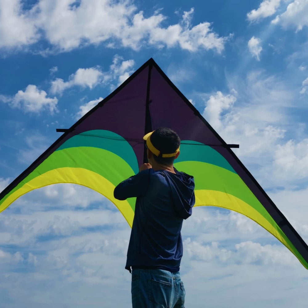 Flying Hoofer Giant Kite assembly and setup for quick outdoors fun.